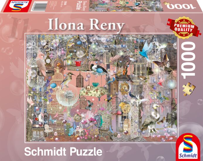 Schmidt 1000 Palan Palapeli Ilona Reny, Pink Beauty