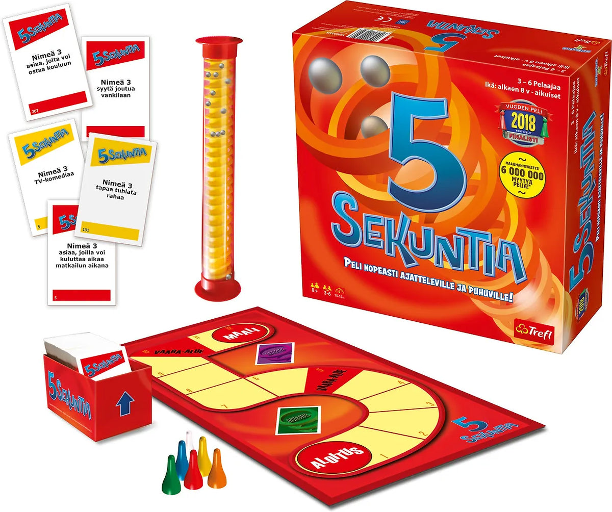 5 Sekuntia Lautapeli