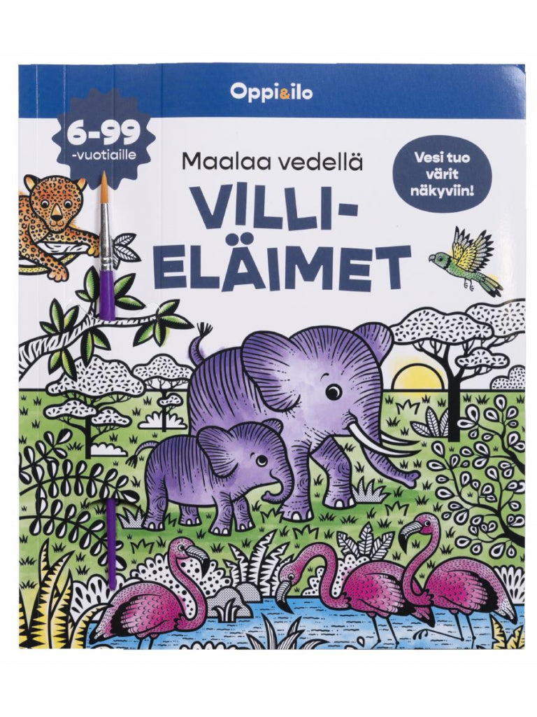 Oppi ja Ilo Maalaa Vedellä Villieläimet