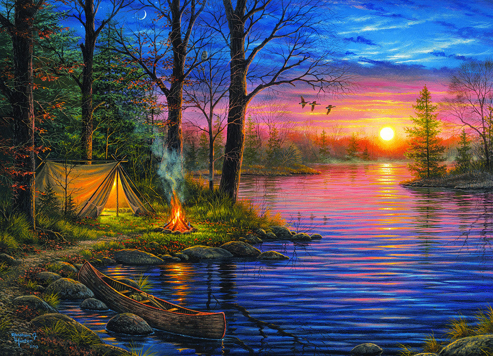 Eurographics 1000 Palan Palapeli Evening Mist By Abraham Hunter