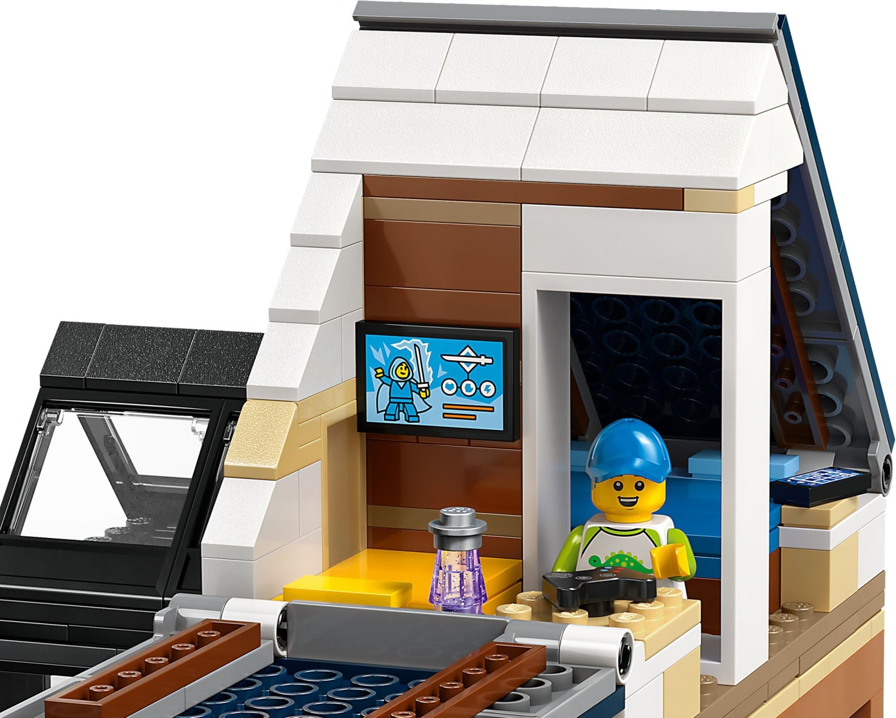 LEGO City 60398 Omakotitalo ja Sähköauto