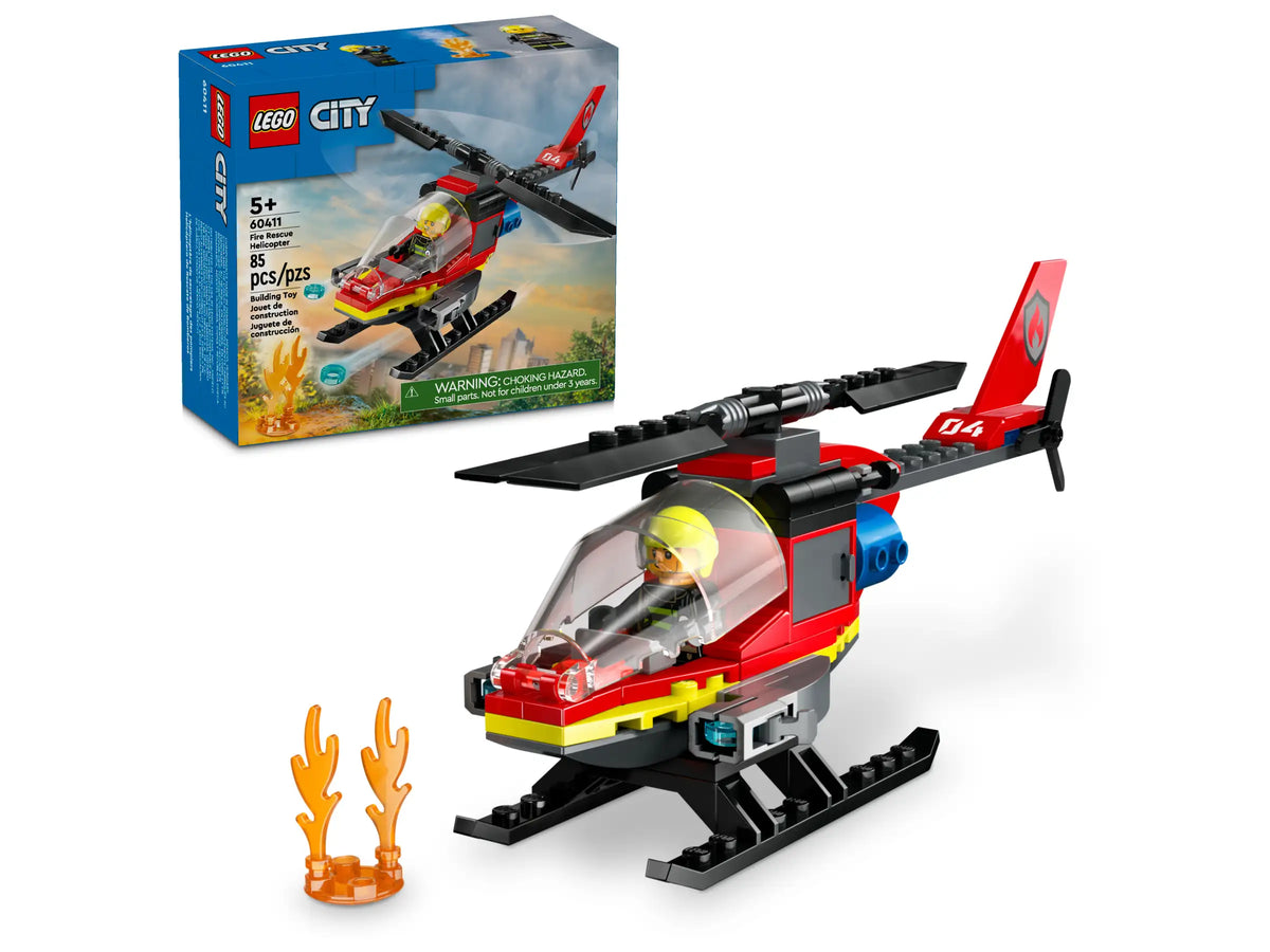 LEGO City 60411 Palokunnan Pelastushelikopteri