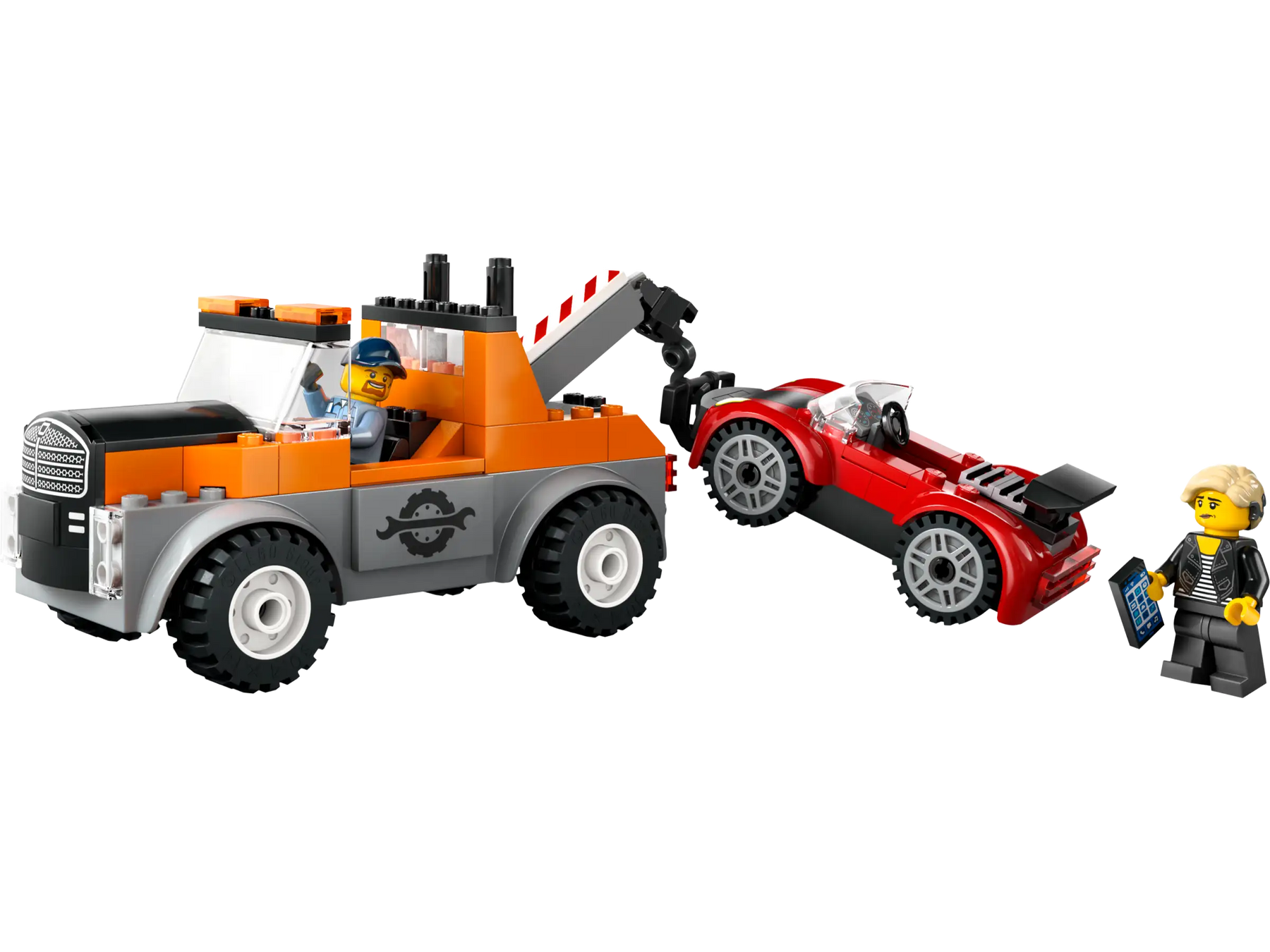 LEGO City 60435 Hinausauto ja Urheiluautokorjaamo