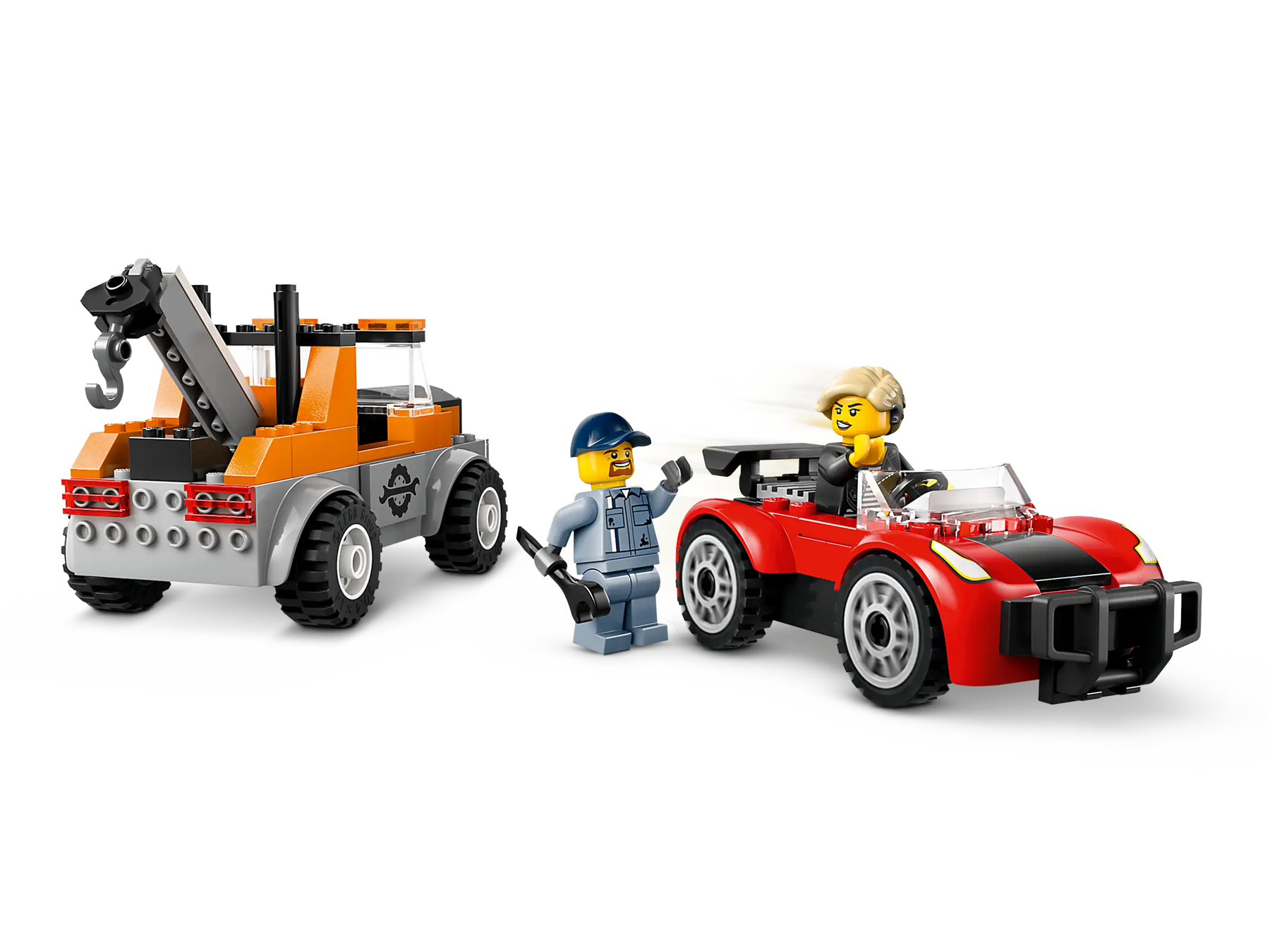 LEGO City 60435 Hinausauto ja Urheiluautokorjaamo