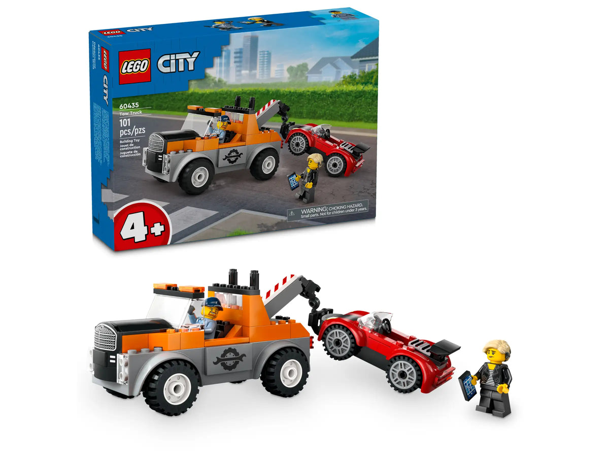 LEGO City 60435 Hinausauto ja Urheiluautokorjaamo