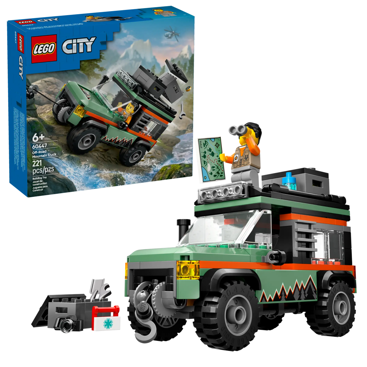 LEGO City 60447 Nelivetoinen Vuoristomaastoauto