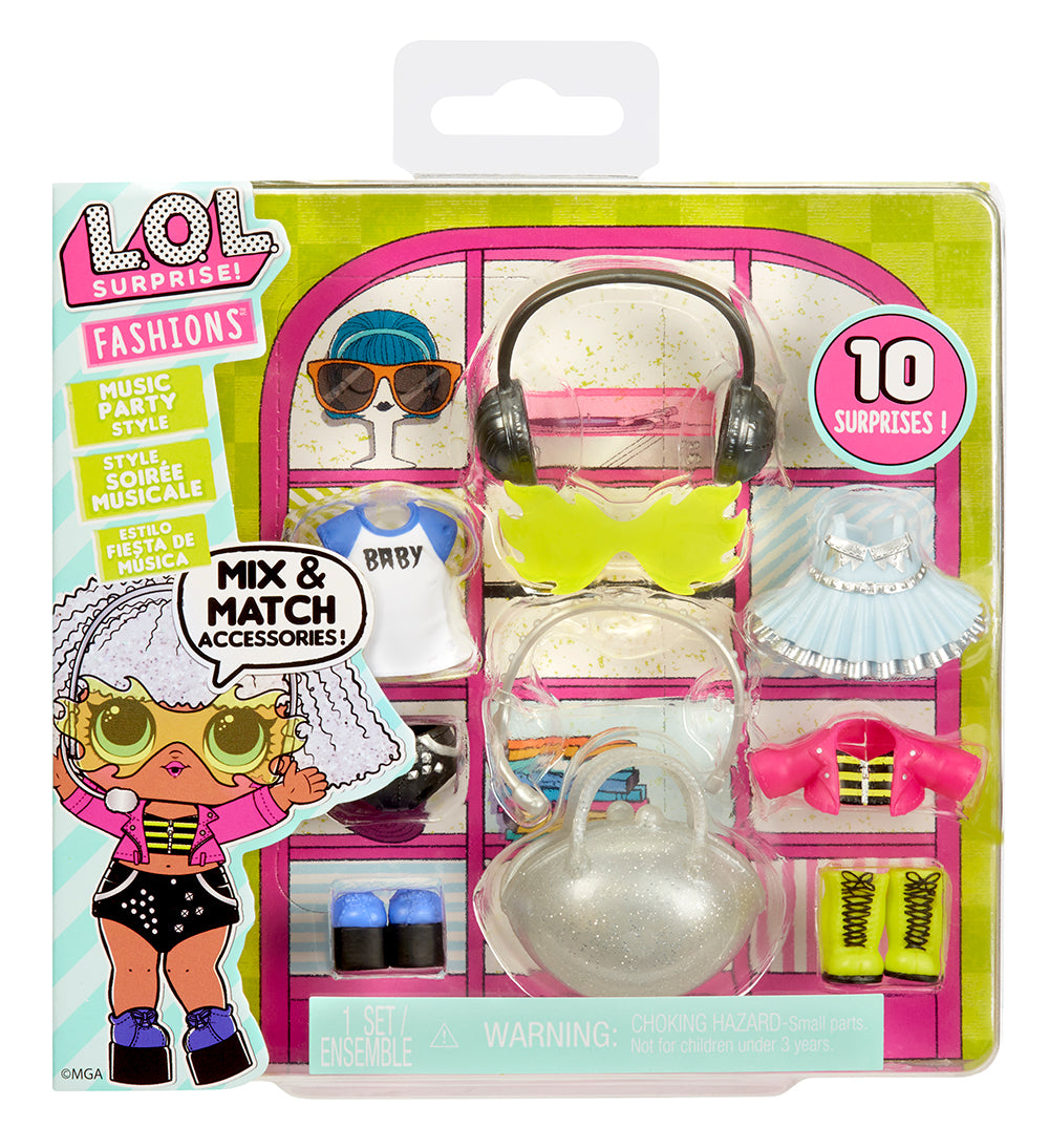 L.O.L. Surprise Fashion Music Party Style Lisävaatesetti