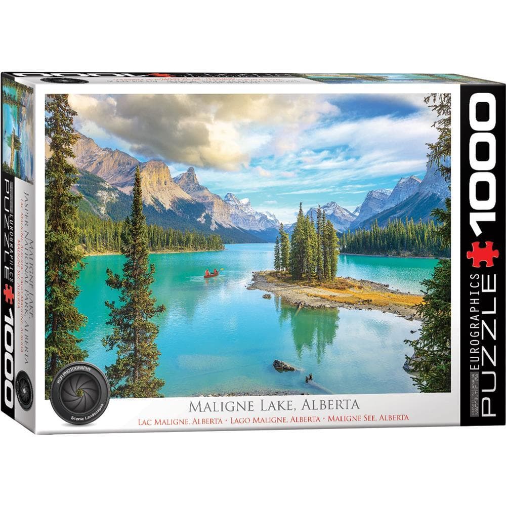 Eurographics 1000 Palan Palapeli Maligne Lake, Alberta