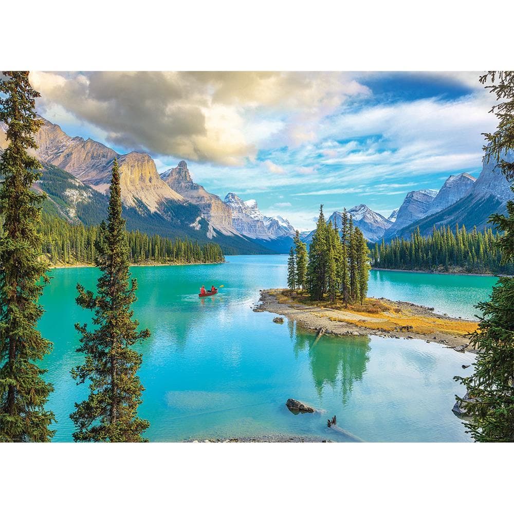 Eurographics 1000 Palan Palapeli Maligne Lake, Alberta