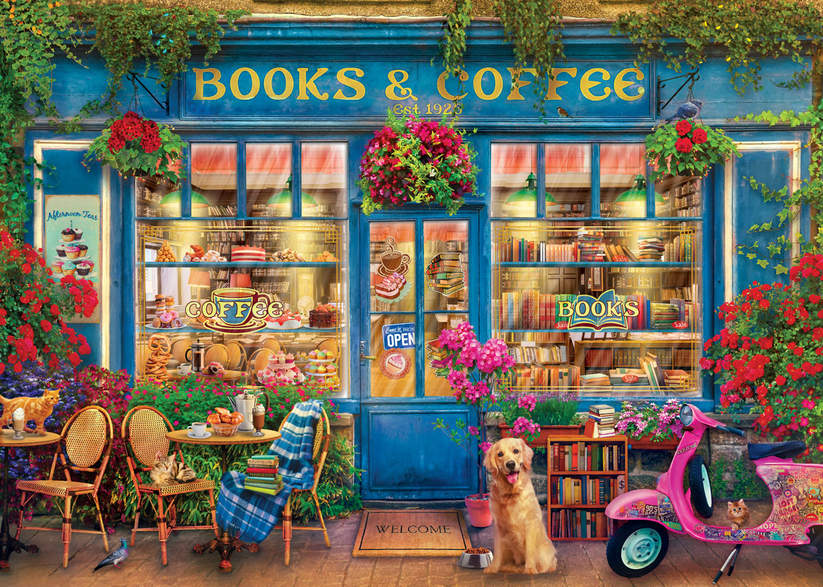 Eurographics 1000 Palan Palapeli Books & Coffee