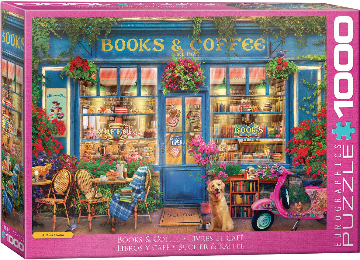 Eurographics 1000 Palan Palapeli Books & Coffee