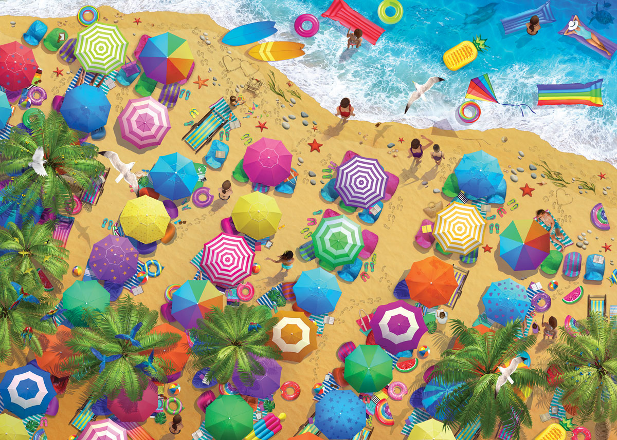 Eurographics 1000 Palan Palapeli Beach Summer Fun