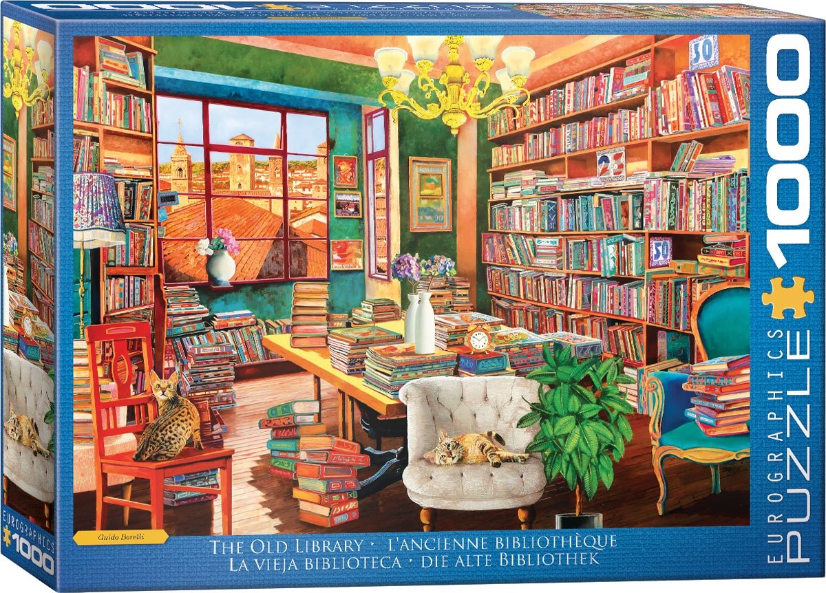 Eurographics 1000 Palan Palapeli The Old Library