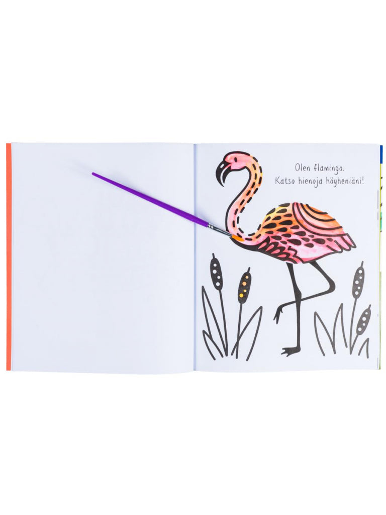 Oppi ja Ilo Maalaa Vedellä Villit Eläimet