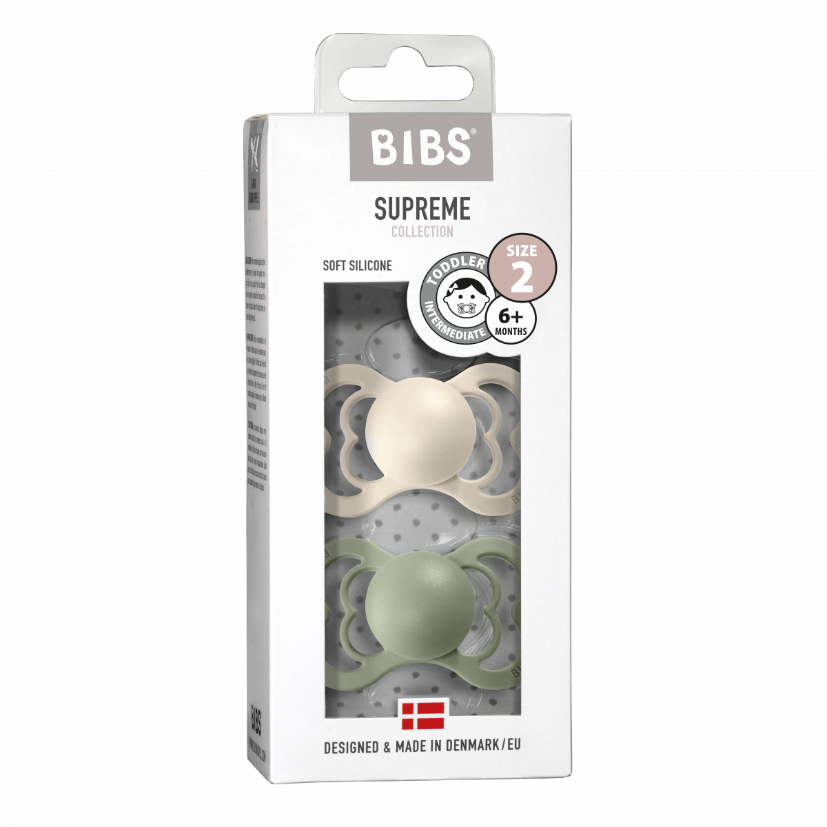 BIBS Supreme Tutti 2kpl Koko 2 Ivory/Sage