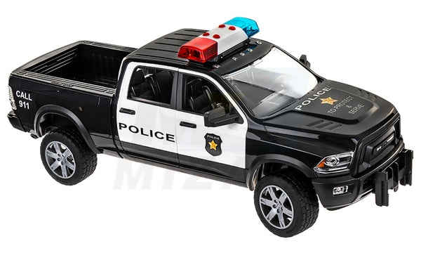 Bruder RAM 2500 Poliisiauto 1:16 Valoilla ja äänillä