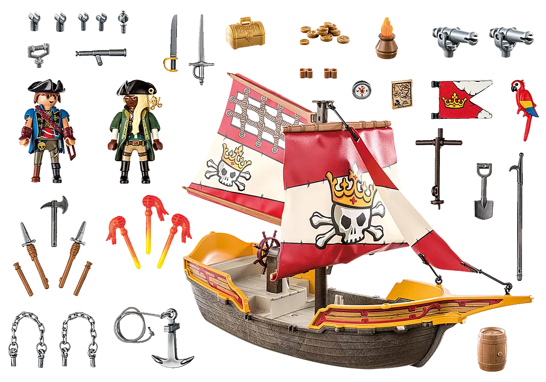 Playmobil Pirates 71418 Merirosvolaiva
