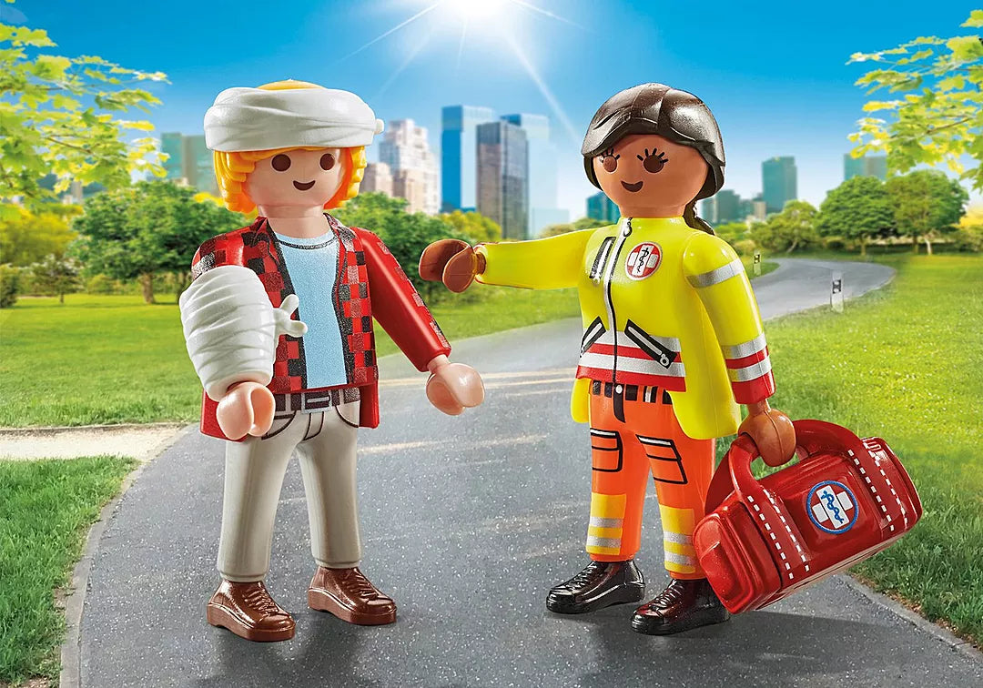 Playmobil 71506 Ensihoitaja ja Potilas