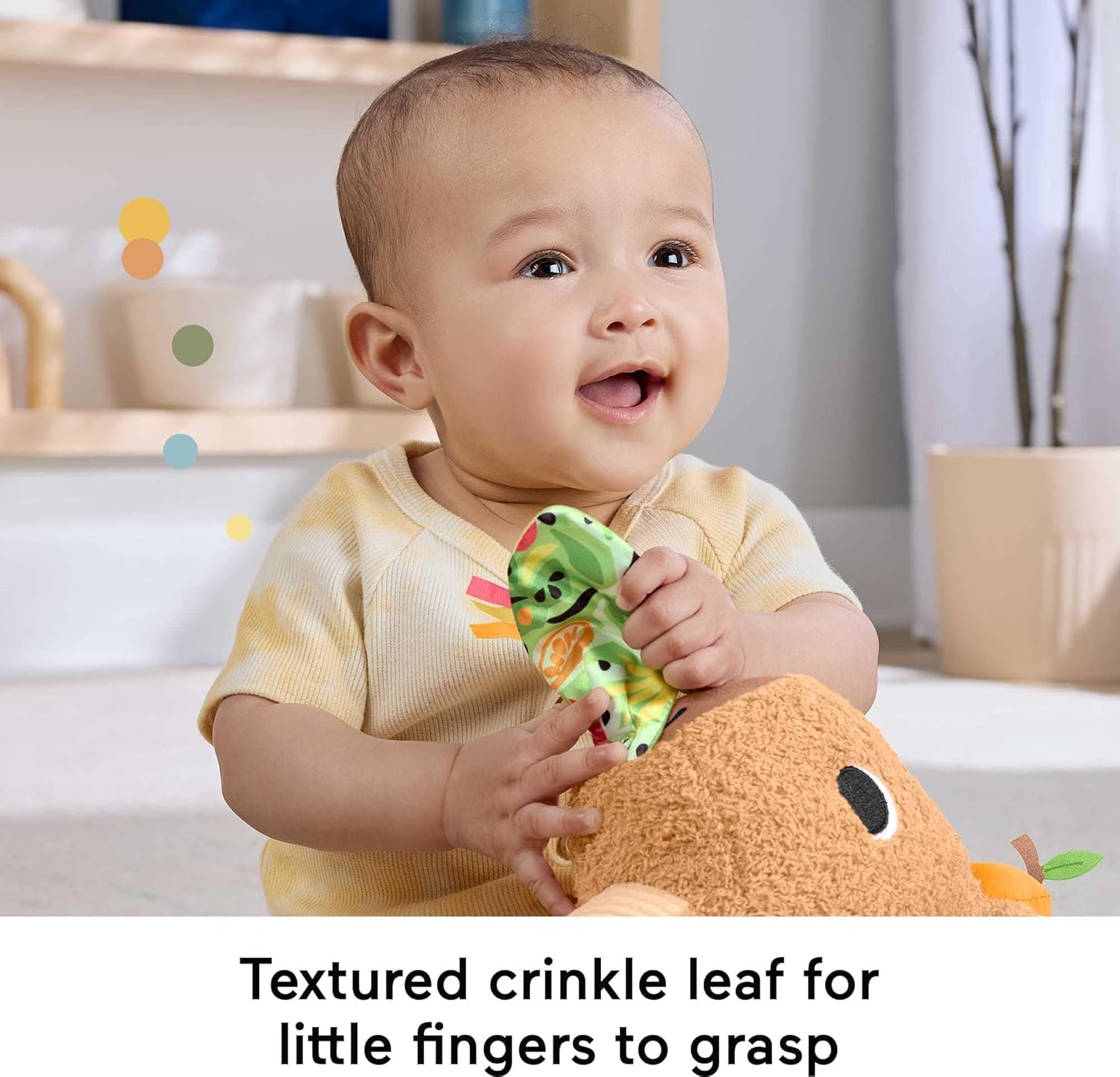 Fisher-Price Sensimals Snuggle Snacky Cabybara Aktiviteettipehmolelu