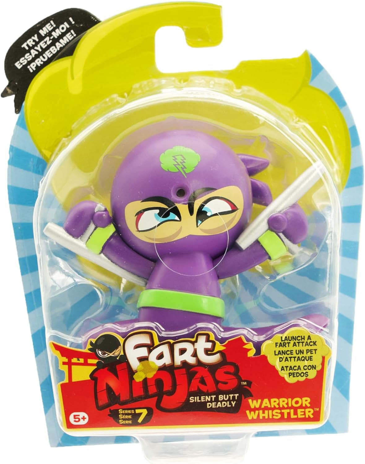 Fart Ninjas Piereskelevä Ninja Warrior Whistler
