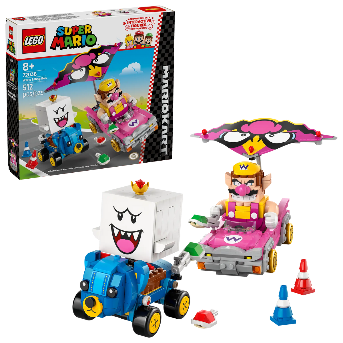 LEGO 72038 Mario Kart™ – Wario ja King Boo