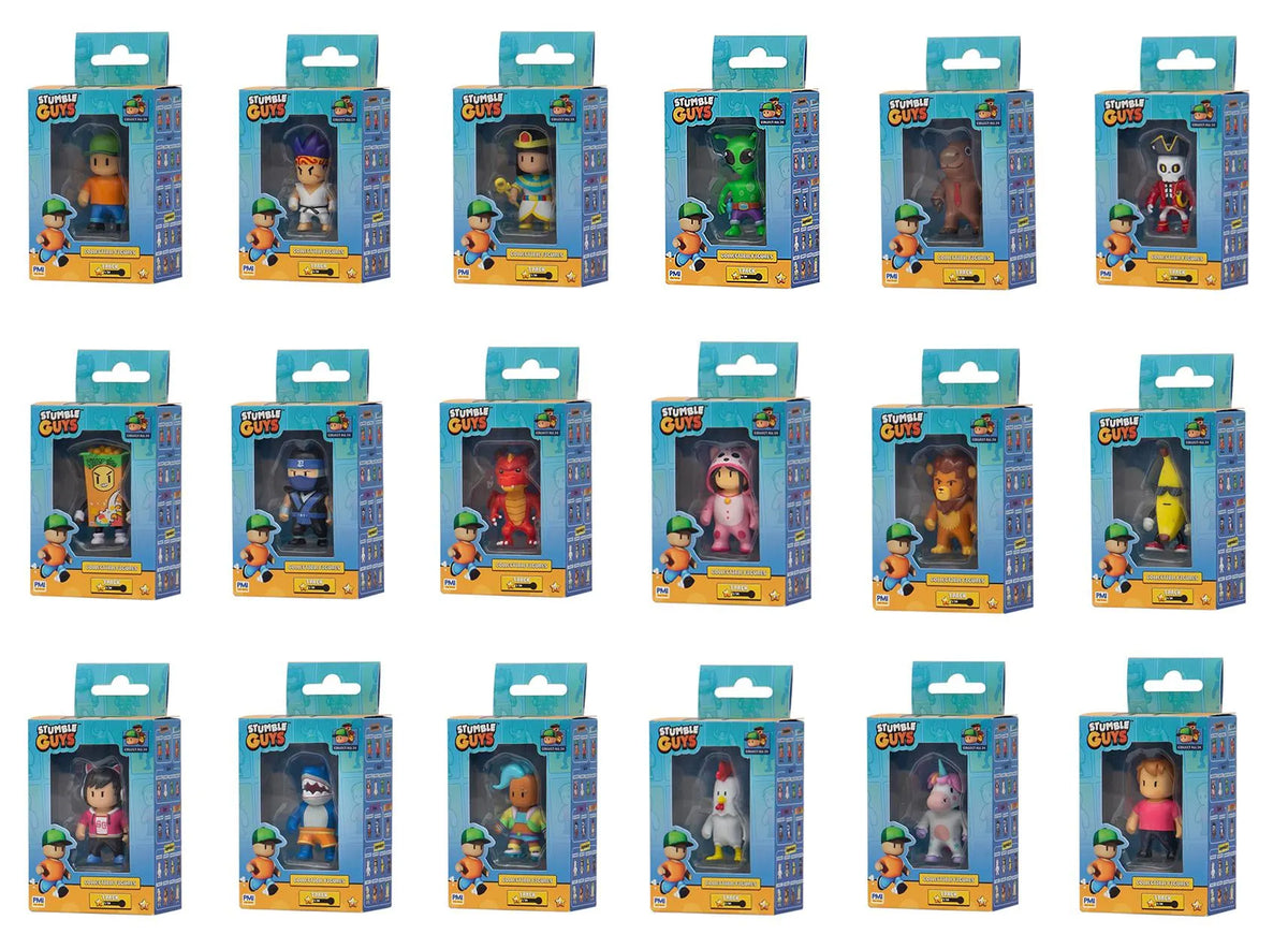 Stumble Guys Collectible Figures 1n Hahmopakkaus Lajitelma