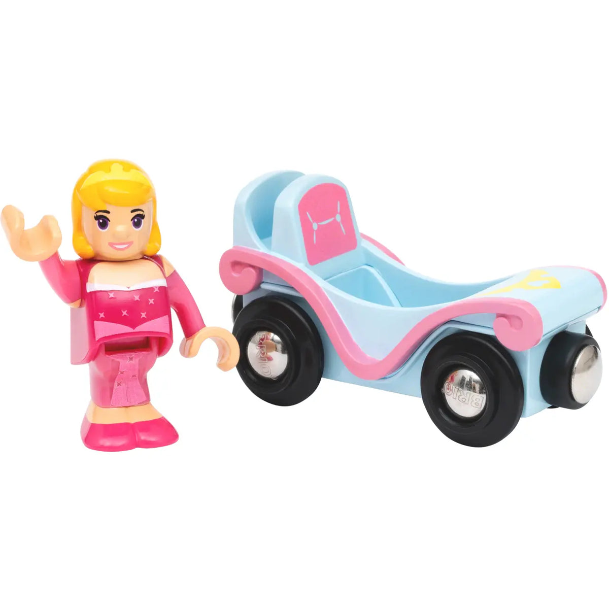 Brio Puujunarata Disney Princess 33314 Prinsessa Ruusunen ja Junavaunu