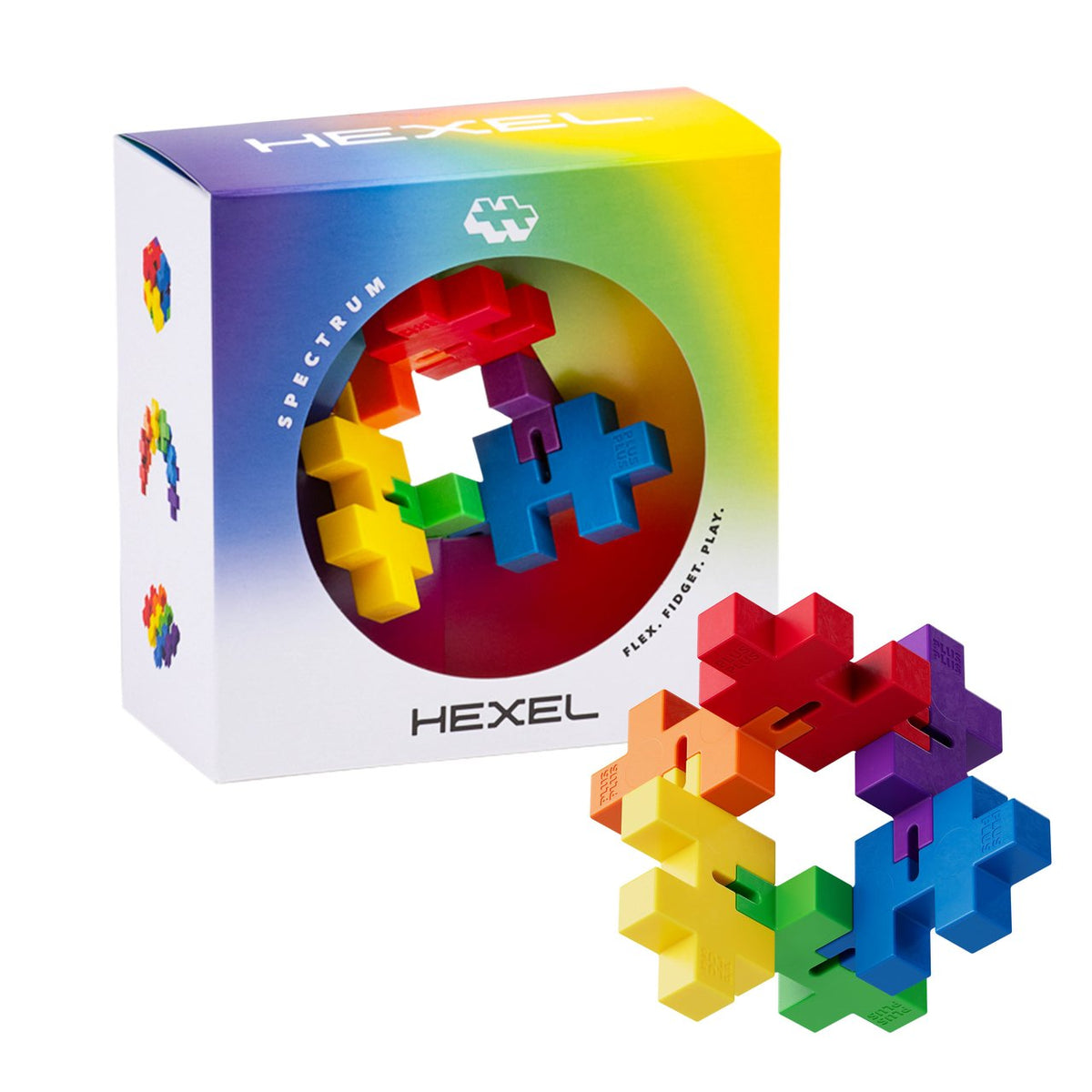 Plus Plus Hexel Fidget Spectrum