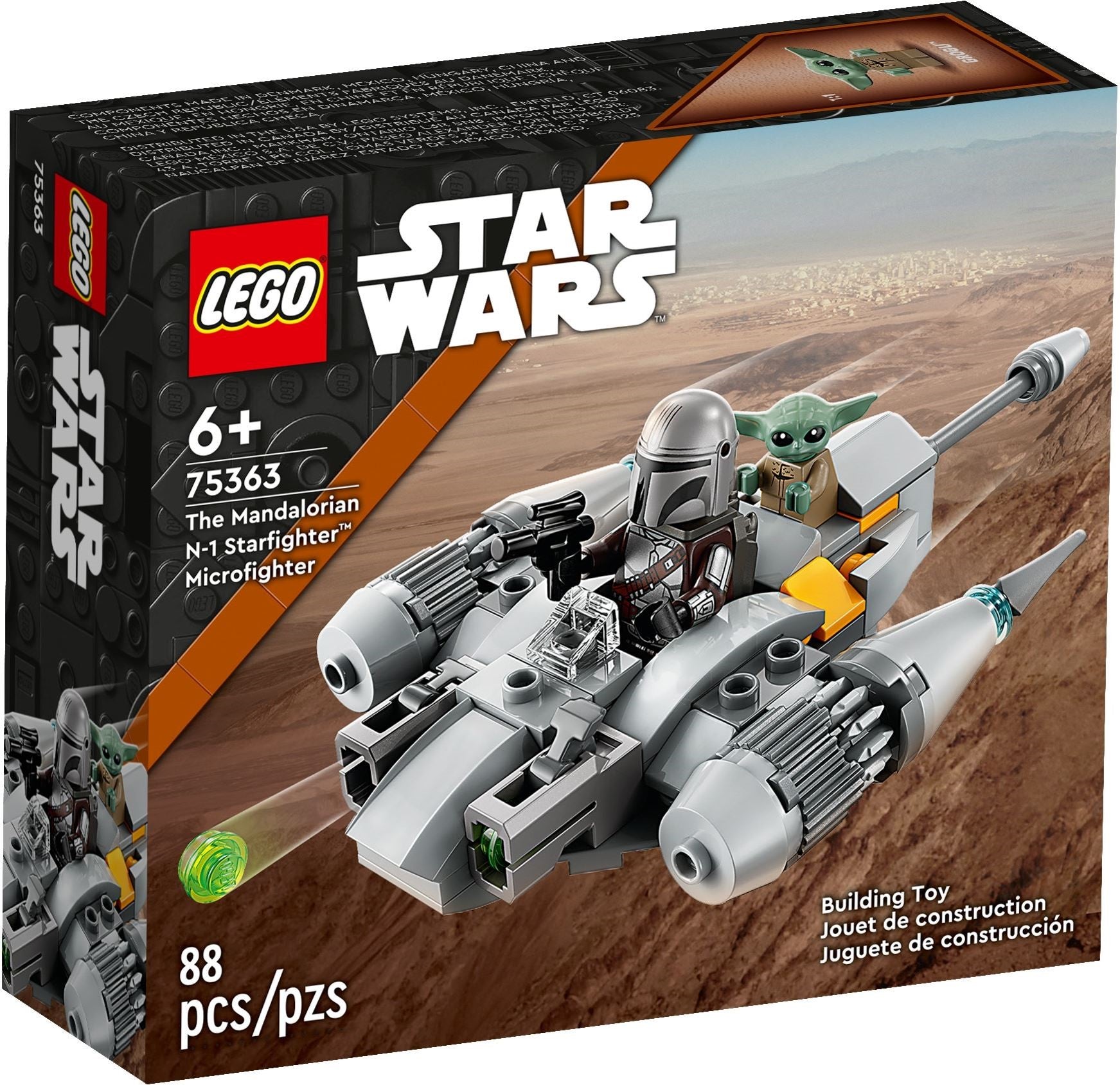 Lego Star Wars 75363 Mandalorialaisen N-1 Tähtihävittäjä Mikrohävittäjä