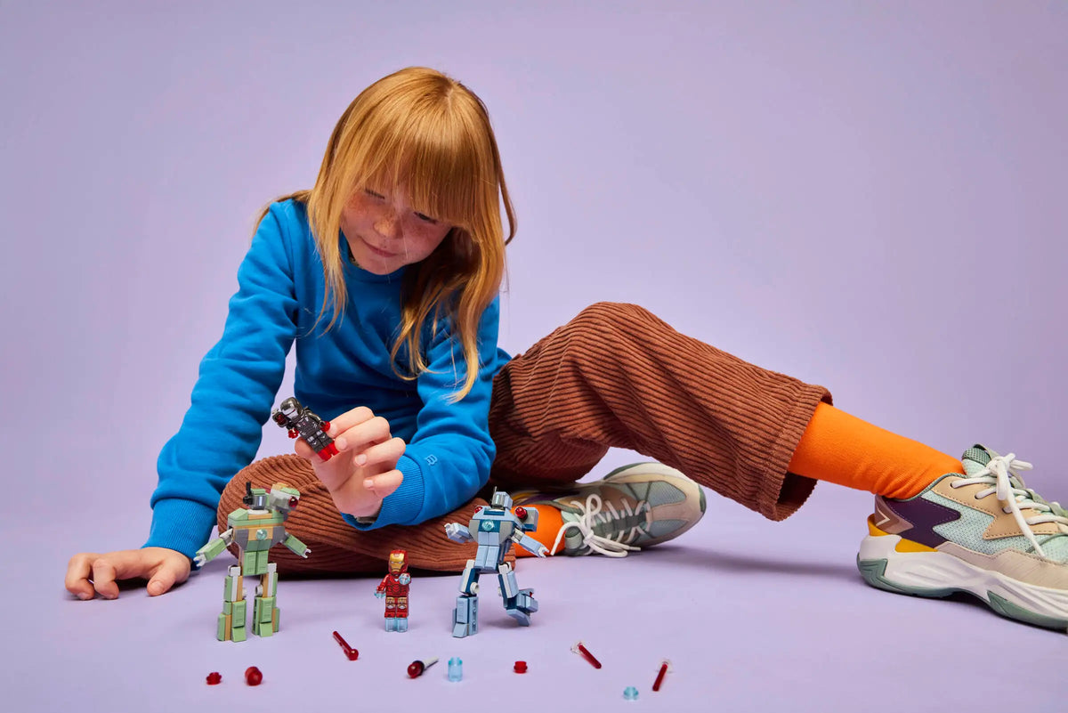 LEGO Marvel 76320 Iron Man ja Sotakone Vastaan Hammer-dronet