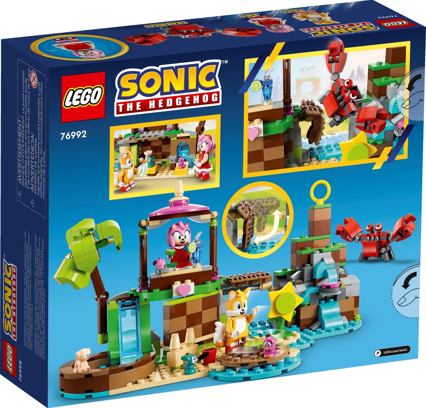LEGO Sonic 76992 Amyn Pelastettujen Eläinten Saari