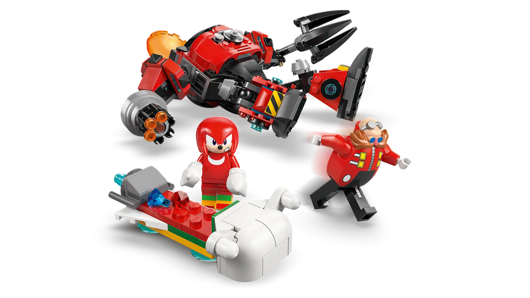 LEGO Sonic 77005 Knuckles vs. Dr. Eggman ja Egg Crusher Robotti