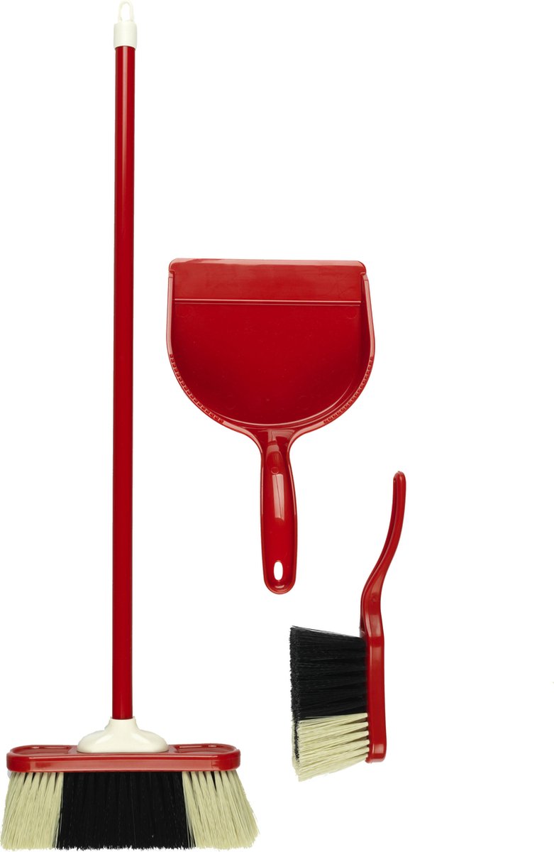 Klein Classic Sweeping Set 3 Pcs 2 Harjaa+Rikkakihveli Siivoussetti