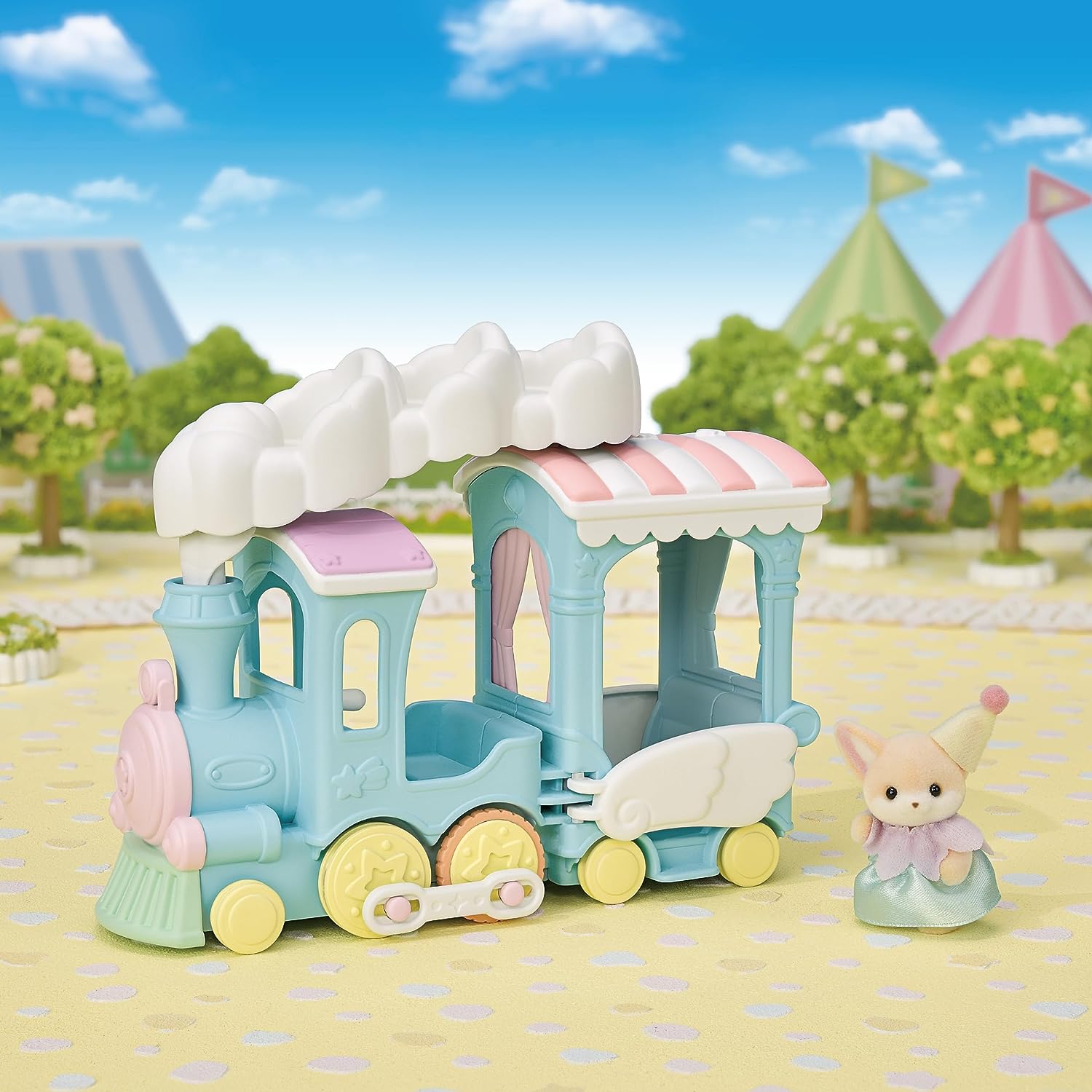 Sylvanian Families 5702 Keinuva Sateenkaarijuna