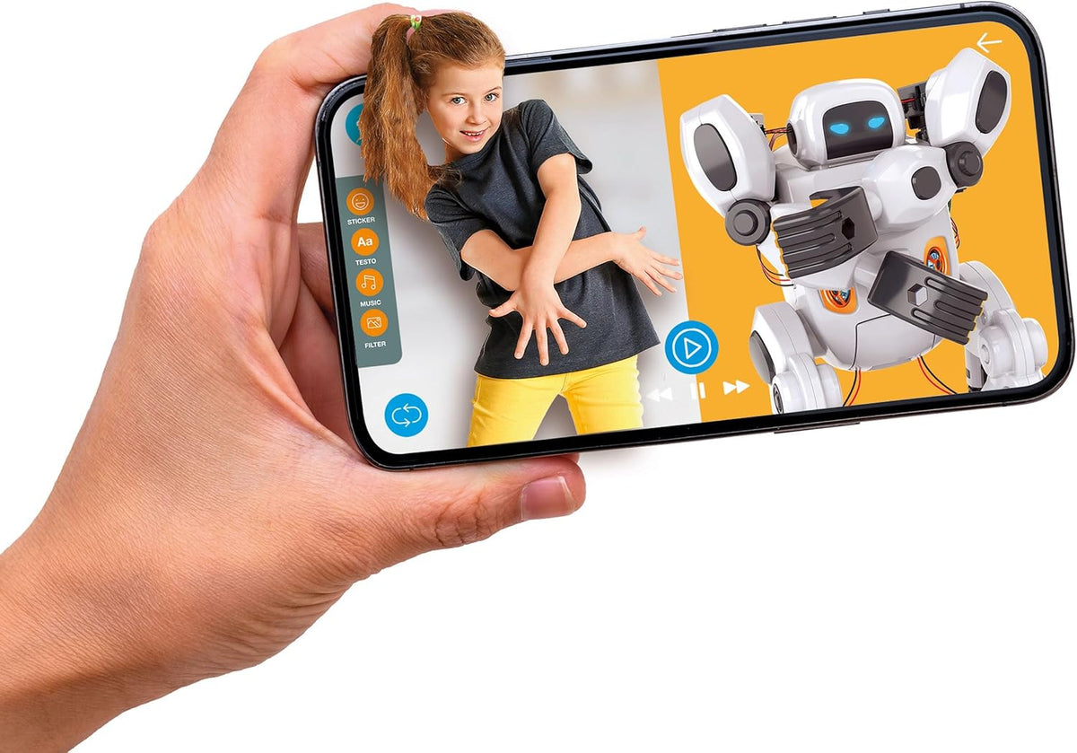 Clementoni AIRO AI Tekoäly Ohjelmoitava ja Rakennettava Robotti