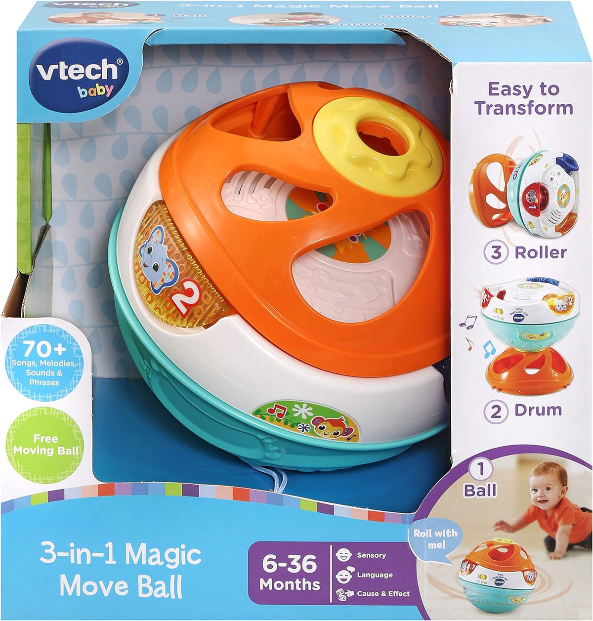 Vtech Baby 3-In-1 Taikapallo