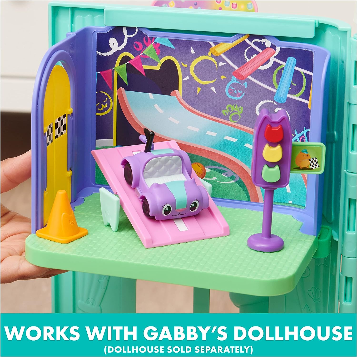 Gabby's Dollhouse Deluxe Carlita Purr-ific Play Room