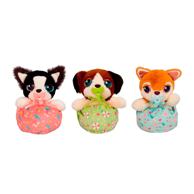 Mini Babypaws Ääntelevä Koira Pehmolelu Lajitelma