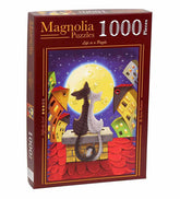 Magnolia Puzzles 1000 Palan Palapeli Cats on the Roof
