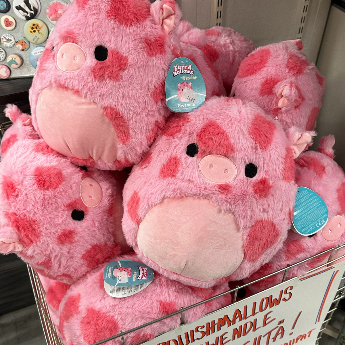 Squishmallows Fuzz A Mallow 30cm Gwendle The Pig Pehmolelu