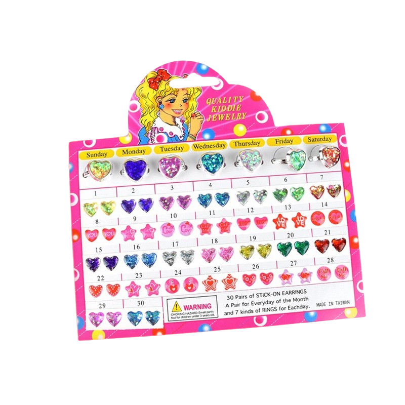 Tarrakorvakorut ja Sormukset Lapsille