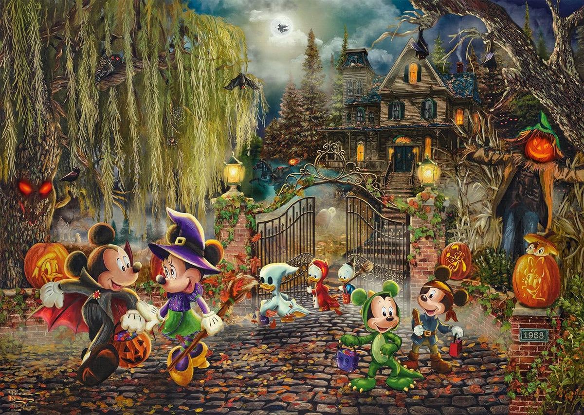 Schmidt Thomas Kinkade 1000 Palan Palapeli Mickey & Minnie Halloween