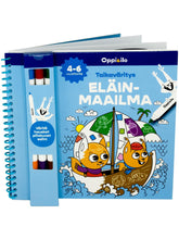 Oppi ja Ilo Taikaväritys Eläinmaailma Puuhakirja