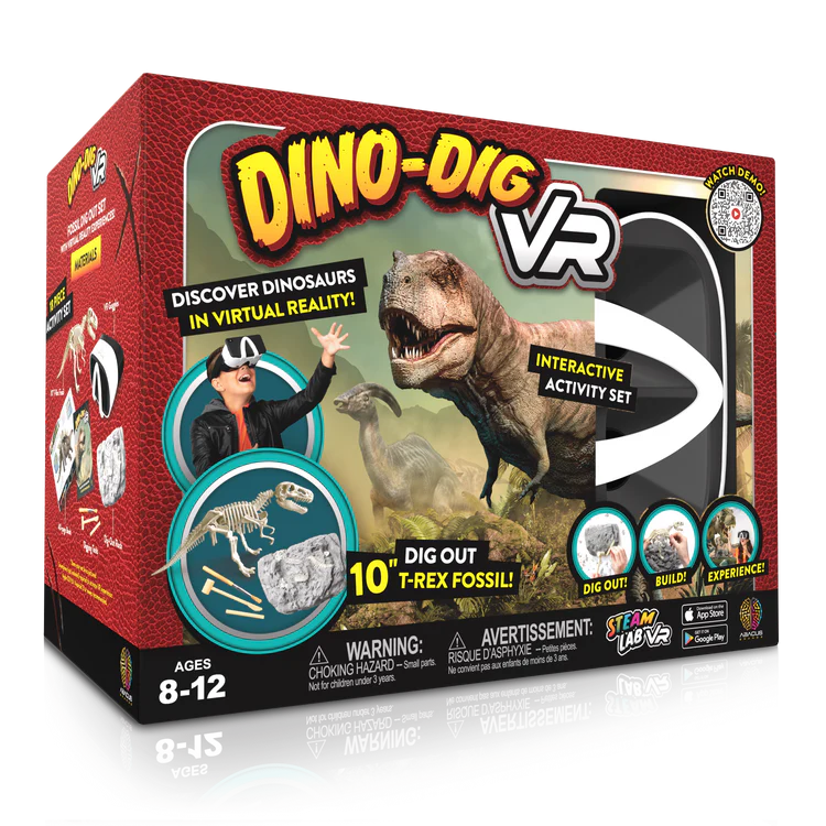 Abacus Interaktiivinen Puuhasetti VR Dinosaurusten Kaivaukset