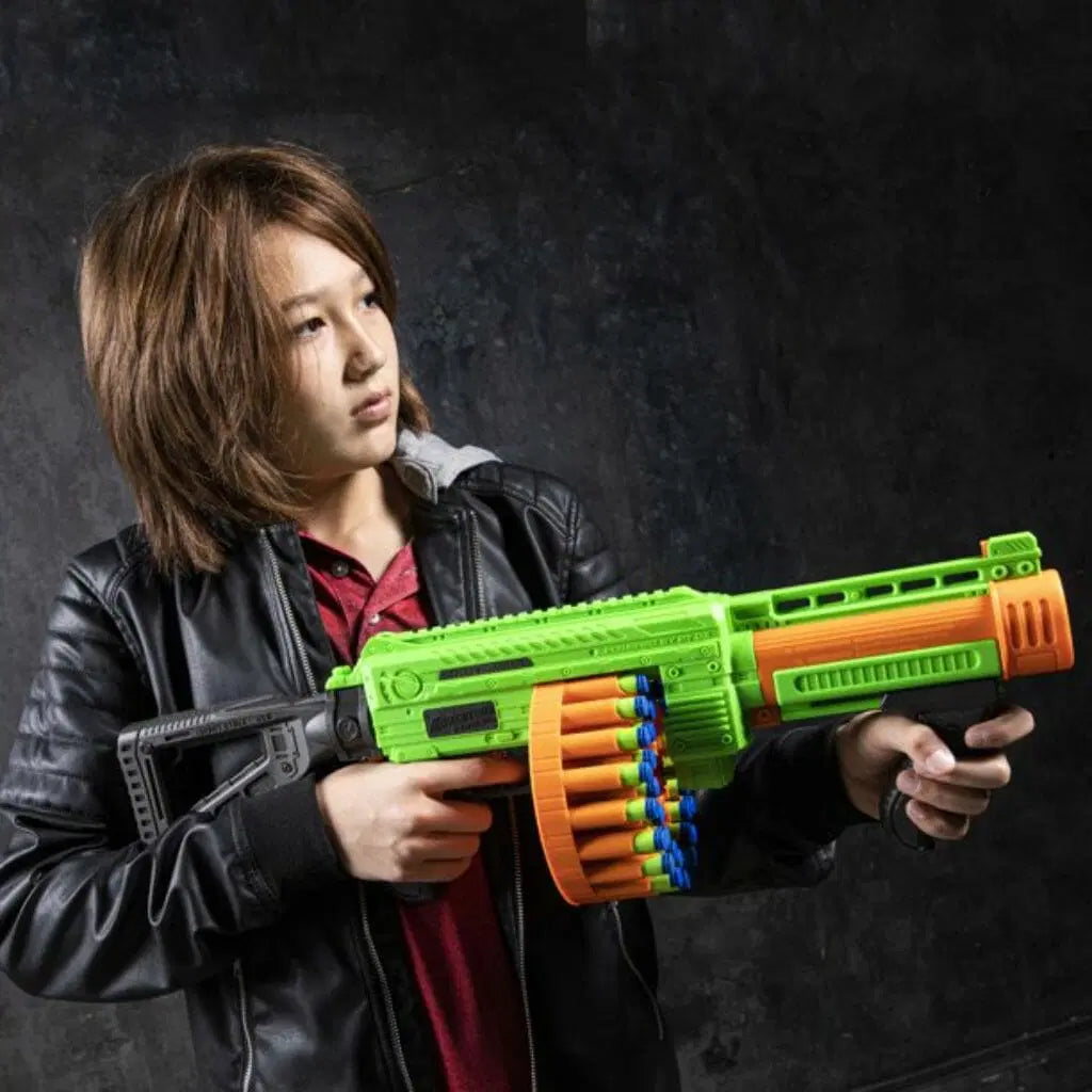 Dart Zone Villainator Submachine Dart Blaster Vaahtomuoviammusase