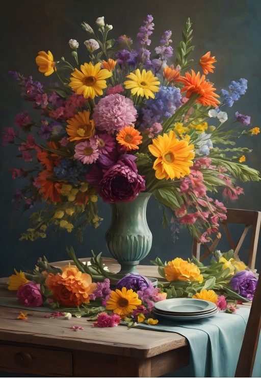 Alipson Puzzle 1000 Palan Palapeli Flower Bouquet