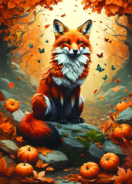 Alipson Puzzle 500 Palan Palapeli Fox and Butterflies