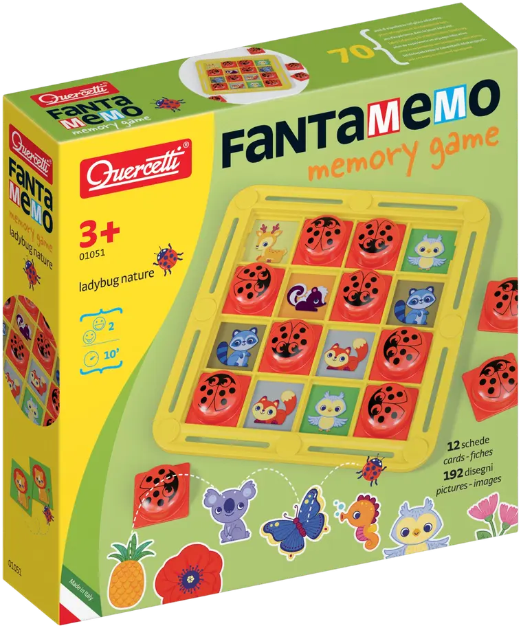 Quercetti Muistipeli Leppäkertut