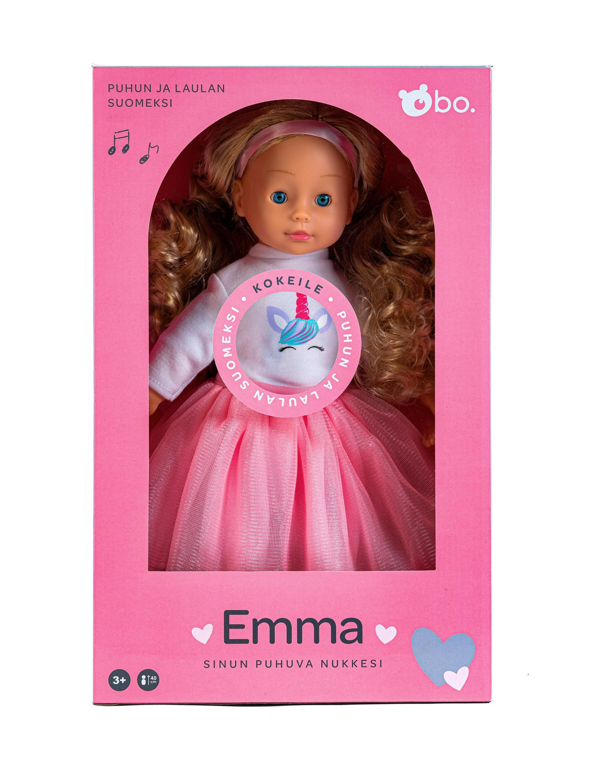 Emma 40cm Suomea Puhuva Nukke