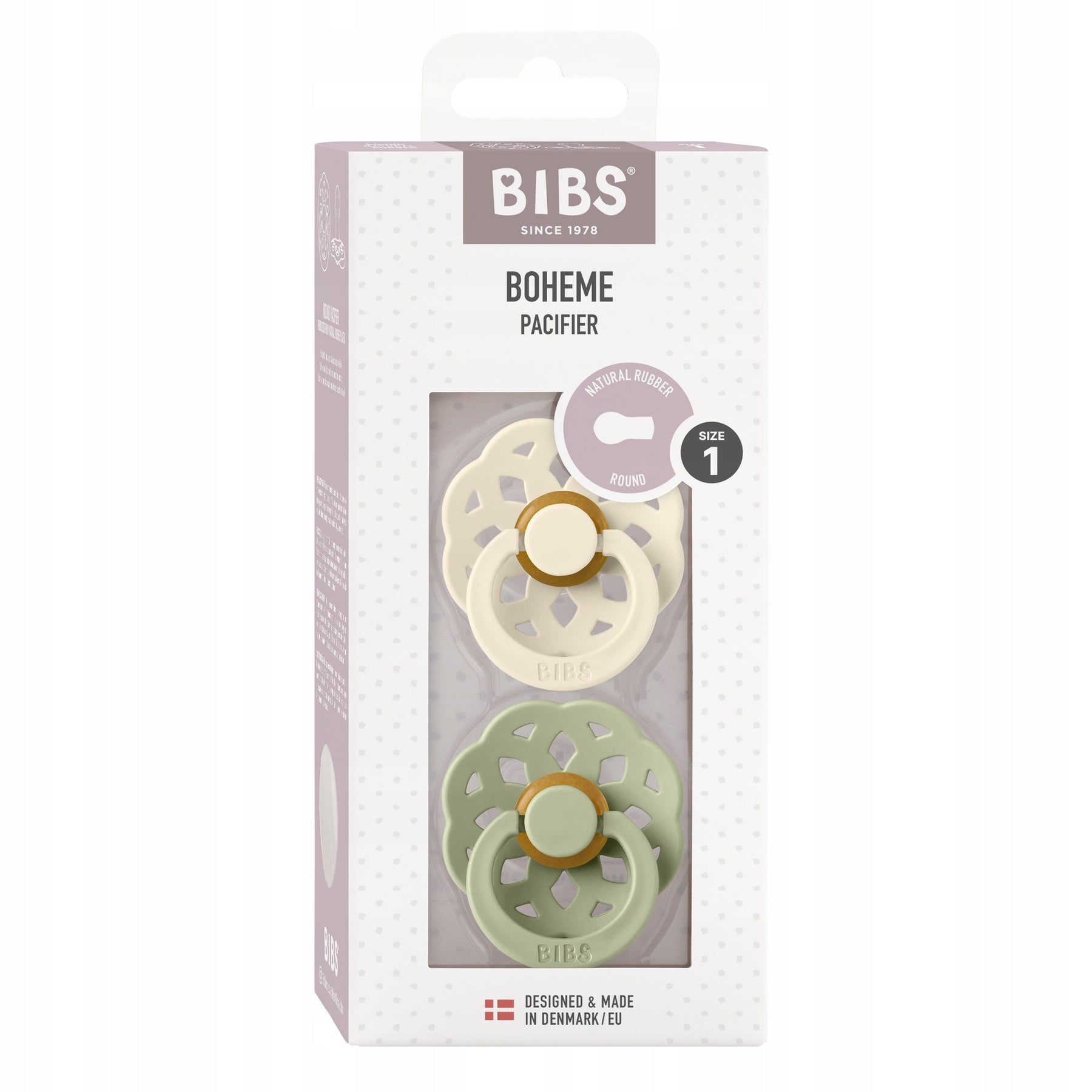 BIBS Boheme Tutti 2kpl Koko 1 Ivory/Sage